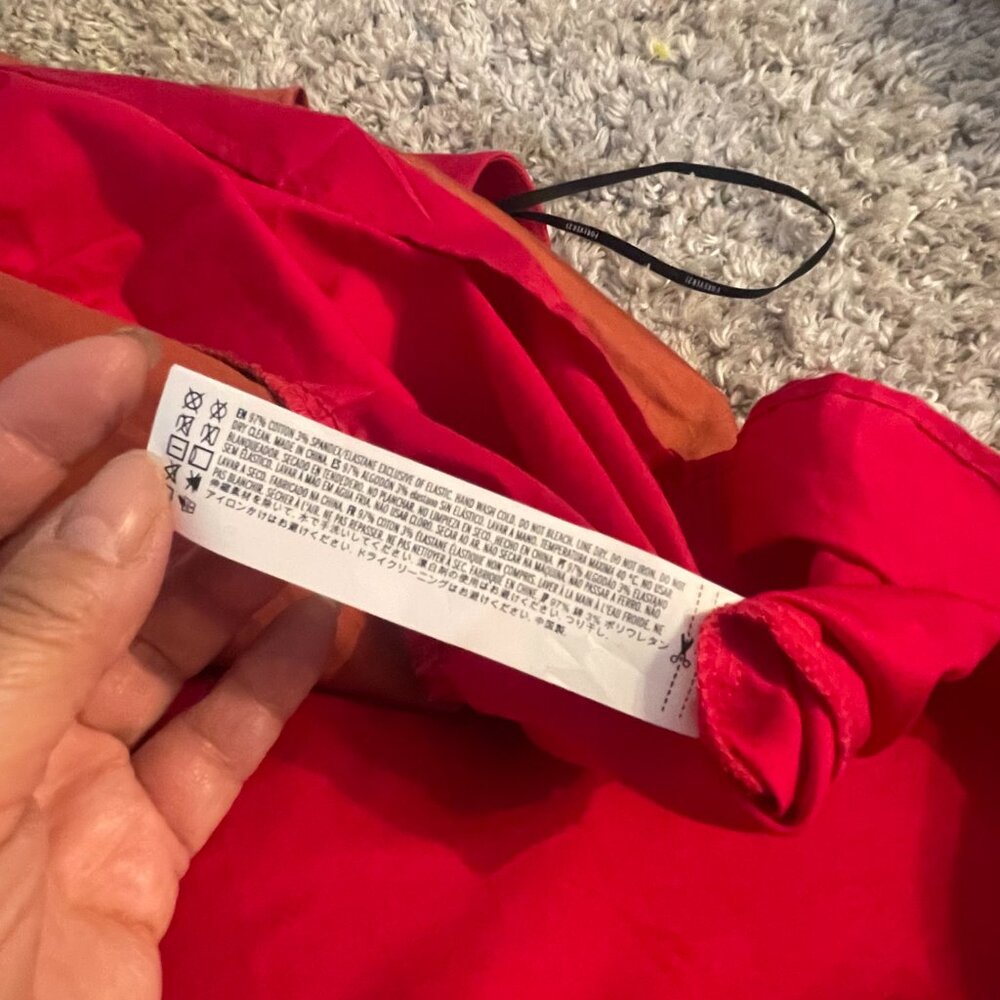 Forever 21 Strapless Pink Brown Colorblock Maxi Dress S - Picture 9 of 9